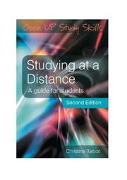 Cover of: Studying at a Distance by Christine J Talbot