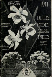 Cover of: Autumn catalog 1911: bulbs, roses, fruit and ornamental trees, berry plants