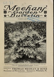 Cover of: Meehans' garden bulletin: February, 1912