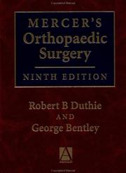 Orthopaedic surgery by Mercer, Walter Sir