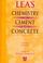Cover of: Lea's Chemistry of Cement and Concrete