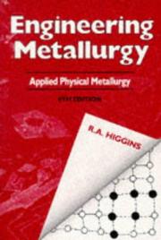 Cover of: Engineering metallurgy