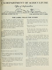 Cover of: The label tells the story