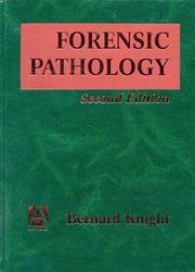 Cover of: Forensic Pathology | Bernard Knight