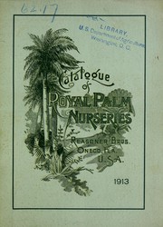 Cover of: Catalogue of Royal-Palm Nurseries