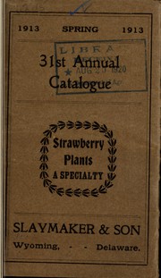 Cover of: 31st annual catalogue by Slaymaker & Son
