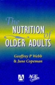 Cover of: The Nutrition of Older Adults