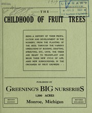Cover of: The childhood of fruit trees