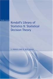 Cover of: Statistical decision theory by French, Simon