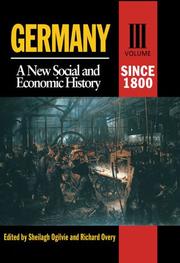 Cover of: Germany: a new social and economic history.