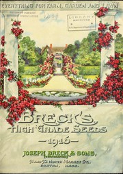 Cover of: Breck's high grade seeds: everything for farm, garden and lawn 1916