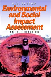 Environmental and Social Impact Assessment by C. J. Barrow
