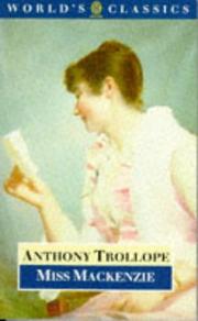 Cover of: Miss Mackenzie by Anthony Trollope