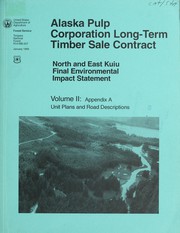 Alaska Pulp Corporation long-term timber sale contract by United States. Forest Service. Alaska Region