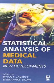 Cover of: Statistical analysis of medical data: new developments