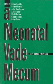 Cover of: A neonatal vade-mecum