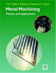 Cover of: Metal Machining by T. H. C. Childs, K. Maekawa, Toshiyuki Obikawa