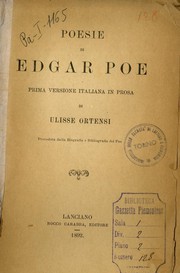 Cover of: Poesie di Edgar Poe
