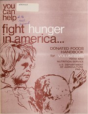 Cover of: You can help fight hunger in America ... by United States. Food and Nutrition Service