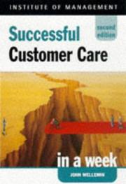 Cover of: Customer Care