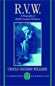 Cover of: R.V.W.: A Biography of Ralph Vaughan Williams (Oxford Lives)