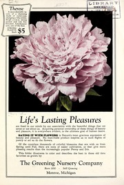 Cover of: Life's lasting pleasures: [peony and iris circular and price list]