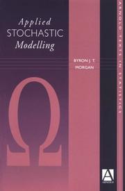 Cover of: Applied stochastic modelling