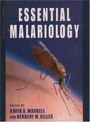 Cover of: Essential malariology.