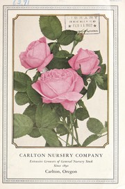 Descriptive catalogue of dependable fruit and ornamental trees by Carlton Nursery Company