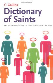 Cover of: Saints (Collins Dictionary Of...)