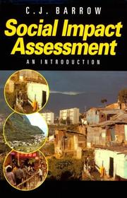 Cover of: Social impact assessment: an introduction