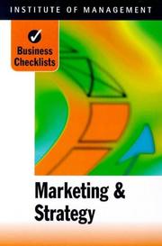 Cover of: Marketing and Strategy (Business Checklists)