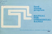 Cover of: Food Stamp Program: manual for commercial banks