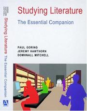 Studying literature by Paul Goring