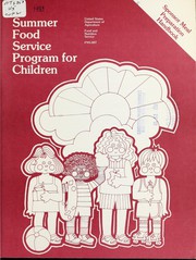 Cover of: Summer food service program for children: sponsor meal preparation handbook. --