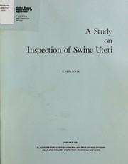 A study on inspection of swine uteri by Emilio Ciolfi