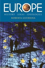 Cover of: Europe | Roberta Guerrina
