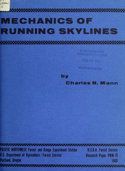 Cover of: Mechanics of running skylines