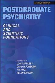 Cover of: Postgraduate psychiatry | 