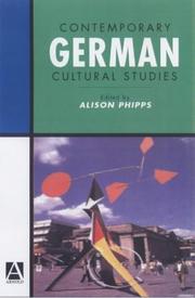 Cover of: Contemporary German cultural studies | 
