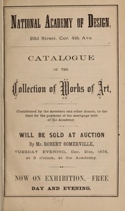 Cover of: Catalogue of the collection of works of art contributed...to the fund for the payment of...debt