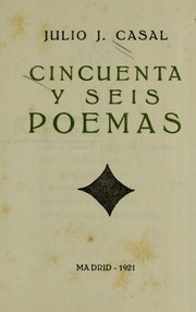 Cover of: Cincuenta y seis poemas
