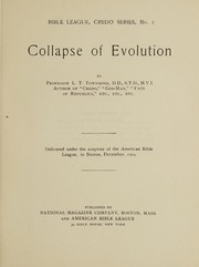 Cover of: Collapse of evolution