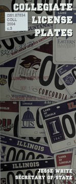 Cover of: Collegiate license plates