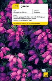 Cover of: Teach Yourself Gaelic by Boyd Robertson, Ian Taylor