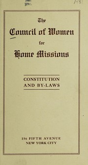 Cover of: Constitution and by-laws