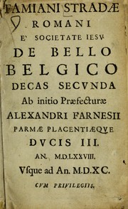 Cover of: De bello Belgico decas II by Famiano Strada
