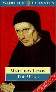 Cover of: The monk by Matthew Gregory Lewis