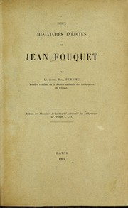 Cover of: Deux miniatures inédites de Jean Fouquet