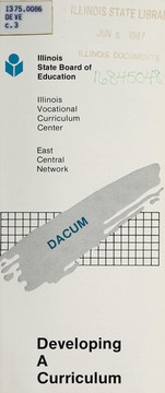 Cover of: Developing a curriculum